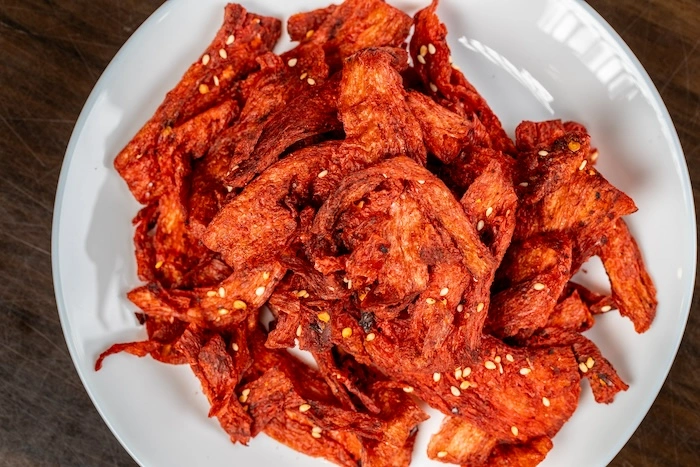 Vegan Spicy BBQ Jerky – BBQ Khô Bò Chay